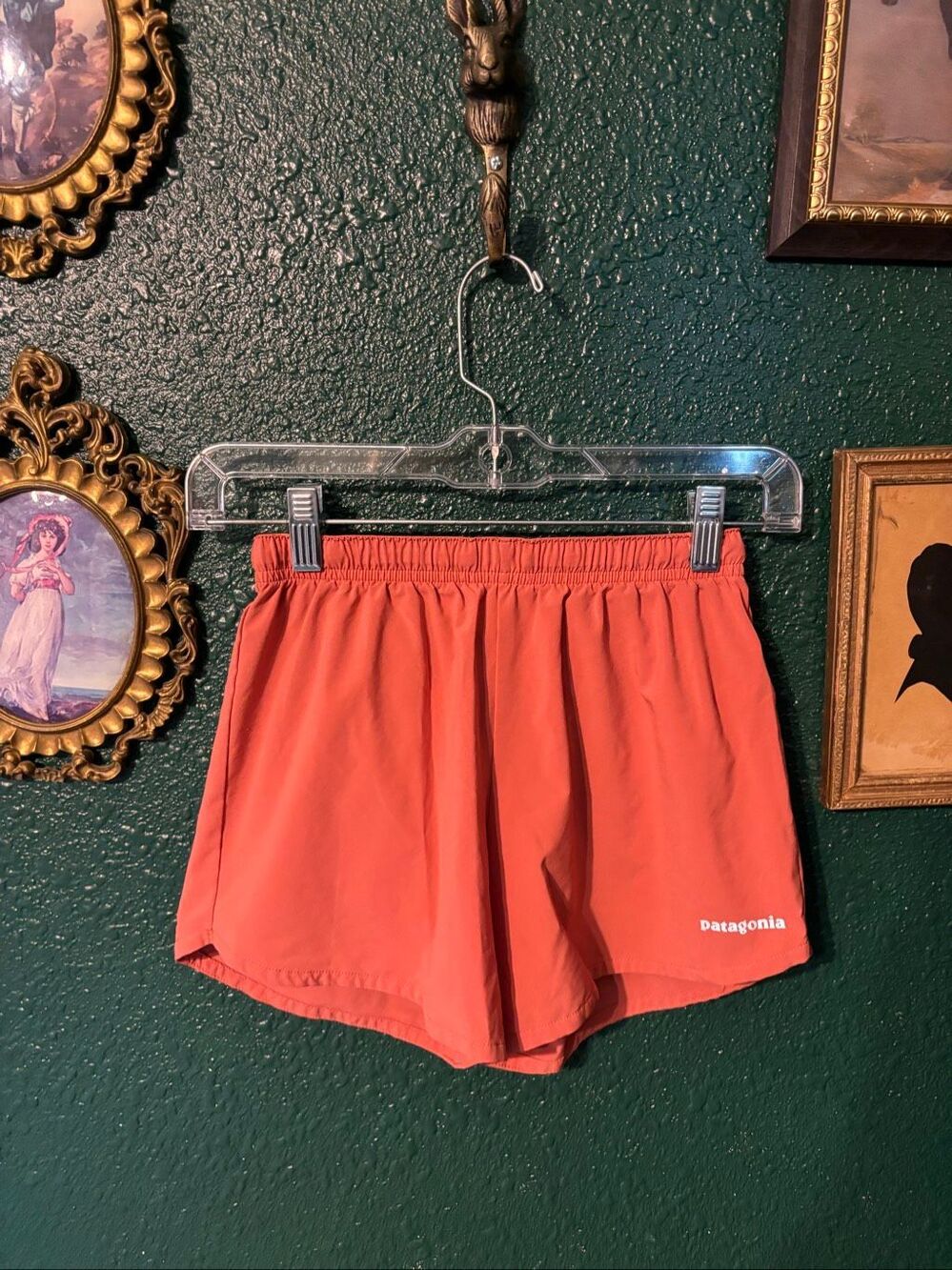 Patagonia Coral Orange Girls Shorts Size Medium